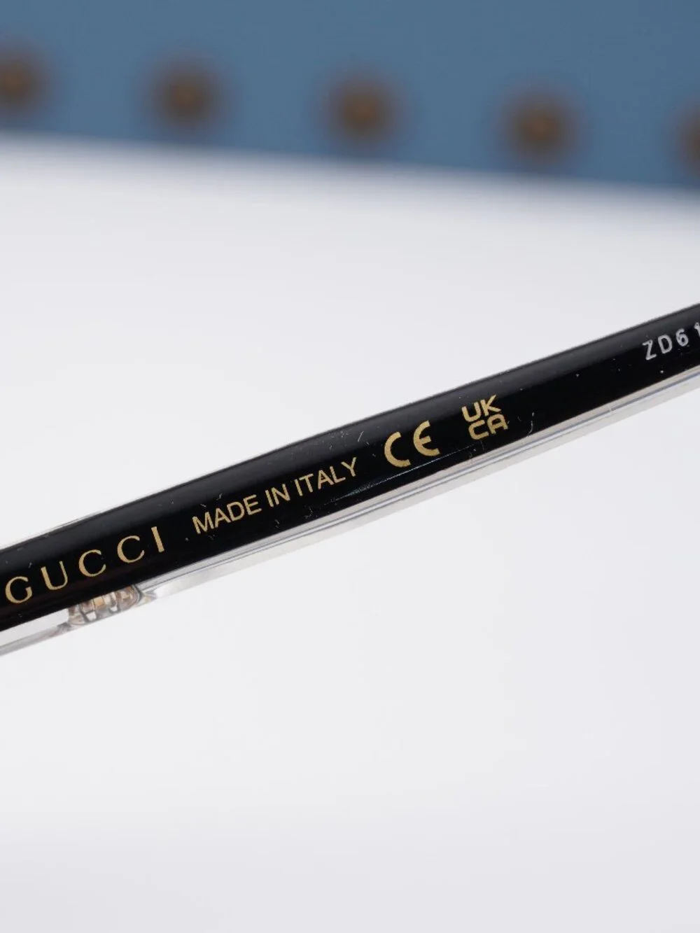 Gucci GG0376SN 001 Square Sunglasses - Black / Grey